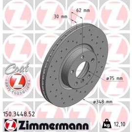 11 481 063 Sport Bremsscheibe VA Sport 150.3448.52 11 481 063 Sport Bremsscheibe VA Sport 150.3448.52