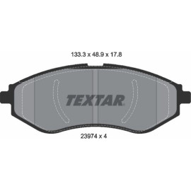 Textar Bremsbelagsatz 2397401 Textar Bremsbelagsatz 2397401