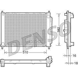 DENSO Heizkörper DRR09034