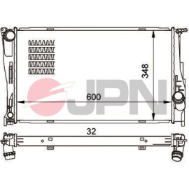 JPN Kühler Motorkühlung 60C9008-JPN