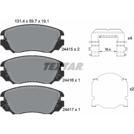 Bremsbelagsatz Opel P. Insignia 08- 1.6-2.0/Cdti 2441501