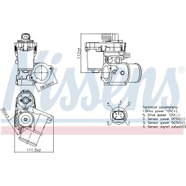 Nissens AGR-Ventil NIS98347 Nissens AGR-Ventil NIS98347