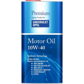 Motoröl für Opel/Chevrolet 10W40 5L Sn/Ch-4 / A3/B4 / 502,00 505,00 / 229,1 229,3 / 0710 / B71 2294 / Metallverpackung FF6720-5ME