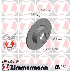 Zimmermann Bremsscheibe 230.2352.20 Zimmermann Bremsscheibe 230.2352.20