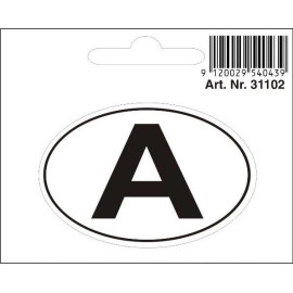 Aufkleber weiß 78x52mm 31102