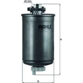MAHLE Kraftstofffilter KL 75 MAHLE Kraftstofffilter KL 75