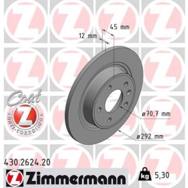 Zimmermann Bremsscheibe 430.2624.20 Zimmermann Bremsscheibe 430.2624.20
