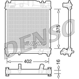 Denso Klimakondensator DCN50029