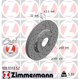 12 482 028 Sport Bremsscheibe HA Sport 100.3313.52
