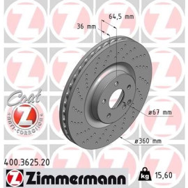 ZIMMERMANN Bremsscheibe 400.3625.20 ZIMMERMANN Bremsscheibe 400.3625.20