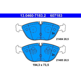 Bremsbelagsatz Db P. W202/W210/W211 97-08 13.0460-7183.2