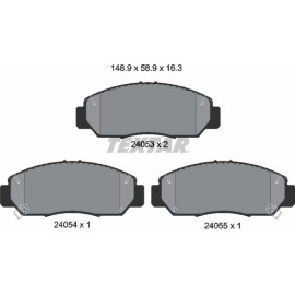 Bremsbelagsatz Honda P. Fr-V 05 2405301
