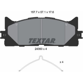 Bremsbelagsatz Toyota P. Camry 06-/Aurion 2435001