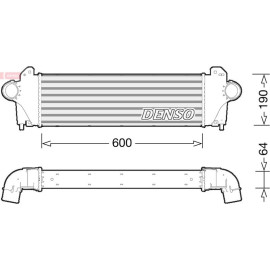 DENSO Ladeluftkühler DIT12005