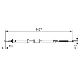 Handbremsseil re 1987482391