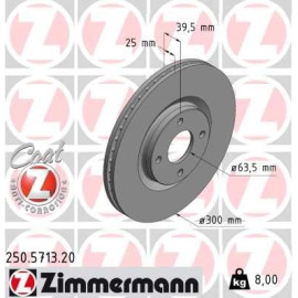 Bremsscheibe VA 250.5713.20