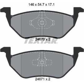 Bremsbelagsatz Ford T. Maveric 01-/Mazda Tribute 2467001