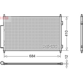 DENSO Kondensator, Klimaanlage DCN40027