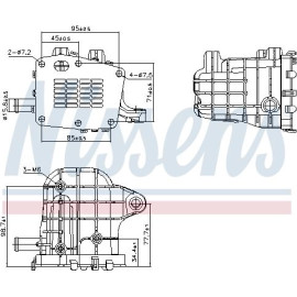 Nissens AGR-Kühler 989481 Nissens AGR-Kühler 989481