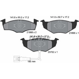 Bremsbelagsatz Vw P. Polo 01-/Fabia 1.2 Disc 239Mm Mit Sensor 2186801