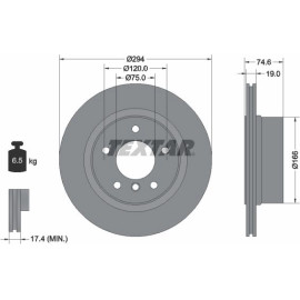 Bremsscheibe Bmw T. E85 Z4 03- 2.5-3.0 92146103 Bremsscheibe Bmw T. E85 Z4 03- 2.5-3.0 92146103