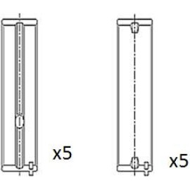 FAI AutoParts Kurbelwellenlager BM1031-025