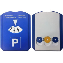 Parkscheibe PVC mit Geldfächer 40630