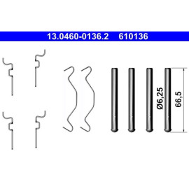 ATE Zubehörsatz Bremsbeläge 13.0460-0136.2 ATE Zubehörsatz Bremsbeläge 13.0460-0136.2