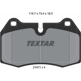 Bremsbelagsatz Bmw S. 7/8 2,5-5,4 94-01 2147102