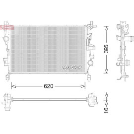 Denso Motorkühler DRM09044