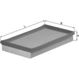 MAHLE Luftfilter LX 1148 MAHLE Luftfilter LX 1148