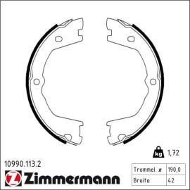 ZIMMERMANN Bremsbacken 10990.113.2