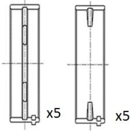 FAI AutoParts Kurbelwellenlager BM1026-STD