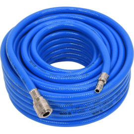 Druckluftschlauch Pvc M. Schnellkupplung Innen O 10Mm 20 M YT-24225