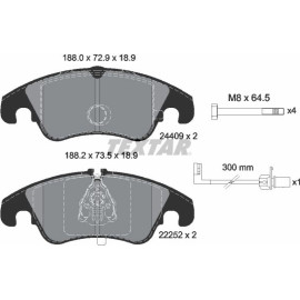 Bremsbelagsatz Audi S. A6/A7/Q5 11 2440903