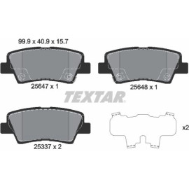 Bremsbelagsatz Kia T. Optima 12 2564701
