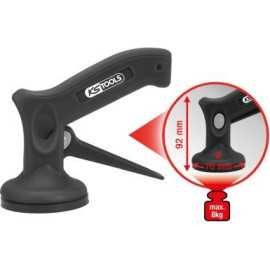 KS TOOLS Einhand-Mini-Saugnapf, 8 kg, Ø 70 mm 140.1015