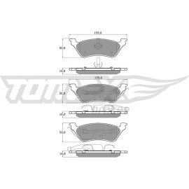 TOMEX brakes Bremsbelagsatz, Scheibenbremse TX 15-31