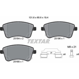 Bremsbelagsatz Kia P. Venga 10 2518401