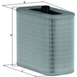 MAHLE Luftfilter LX 1590 MAHLE Luftfilter LX 1590