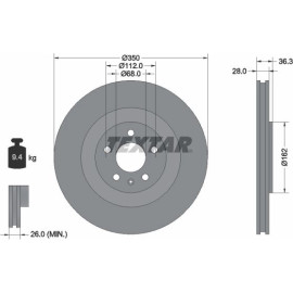 Bremsscheibe 92290405 Bremsscheibe 92290405