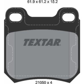 Textar Bremsbelagsatz 2105002 Textar Bremsbelagsatz 2105002