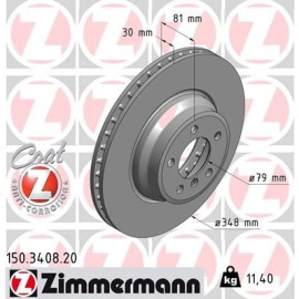 ZIMMERMANN Bremsscheibe 150.3408.20
