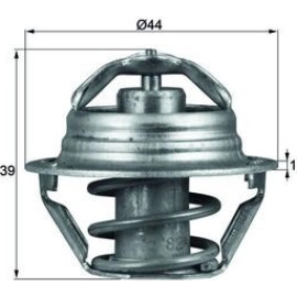 TX 90 82D MAHLE Kühlmittelthermostat TX 90 82D, 82 °C – u. a. für Hyundai Atos (MX), Daihatsu Charade III (G100, G101, G102), IV (G200, G202) – OE Nummer 2550002550 - l