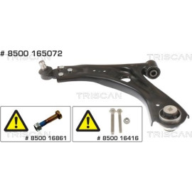 Lenker, Radaufhängung 8500 165072 Lenker, Radaufhängung 8500 165072