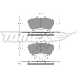 TOMEX brakes Bremsbelagsatz, Scheibenbremse TX 18-94