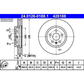 Bremsscheibe 24.0126-0188.1