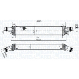 MAGNETI MARELLI Ladeluftkühler 351319204430