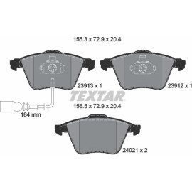 Bremsbelagsatz Vw P. Golf Vi/A3/Tt Quattro/4Motion 2391301