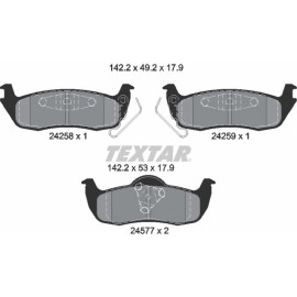 Bremsbelagsatz Jeep T. Grand Cherokee 05-/Commander 2425801